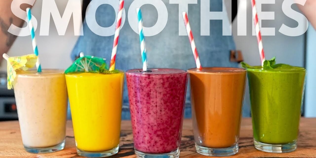 5 Easy Smoothie Recipes for All-Day Energy