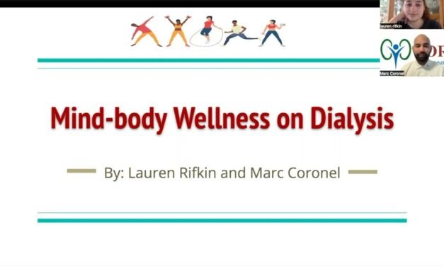 Mind-Body Wellness for Dialysis Patients