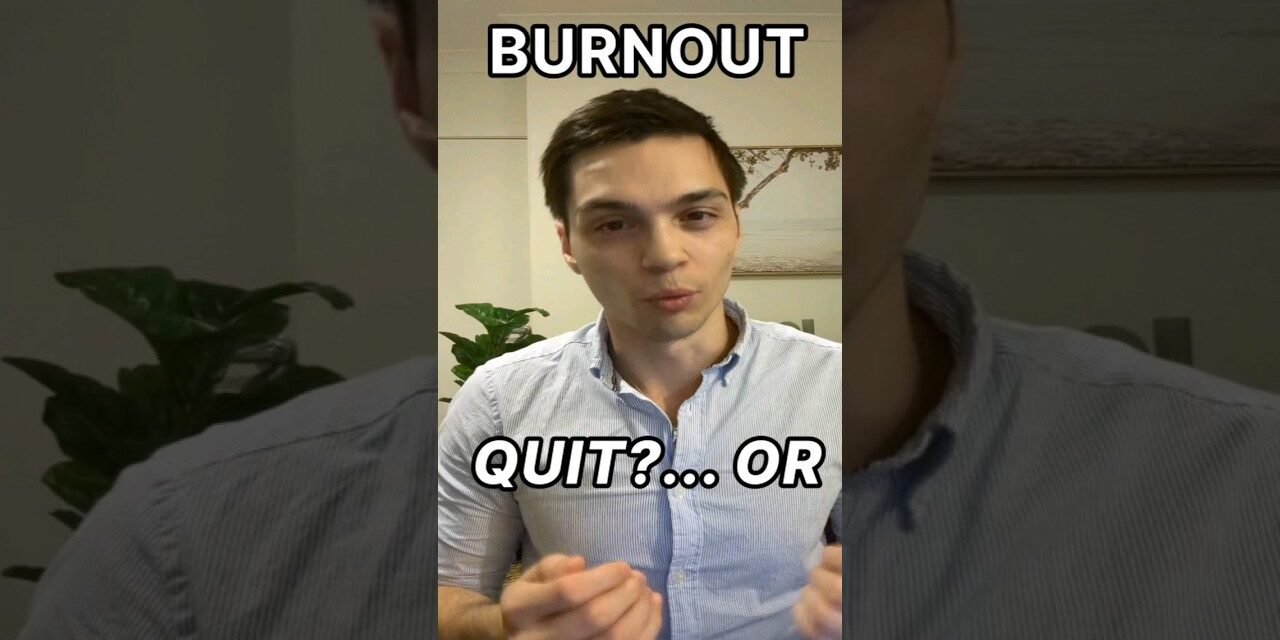 Psychologist Explains Burnout + Solution