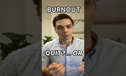 Psychologist Explains Burnout + Solution