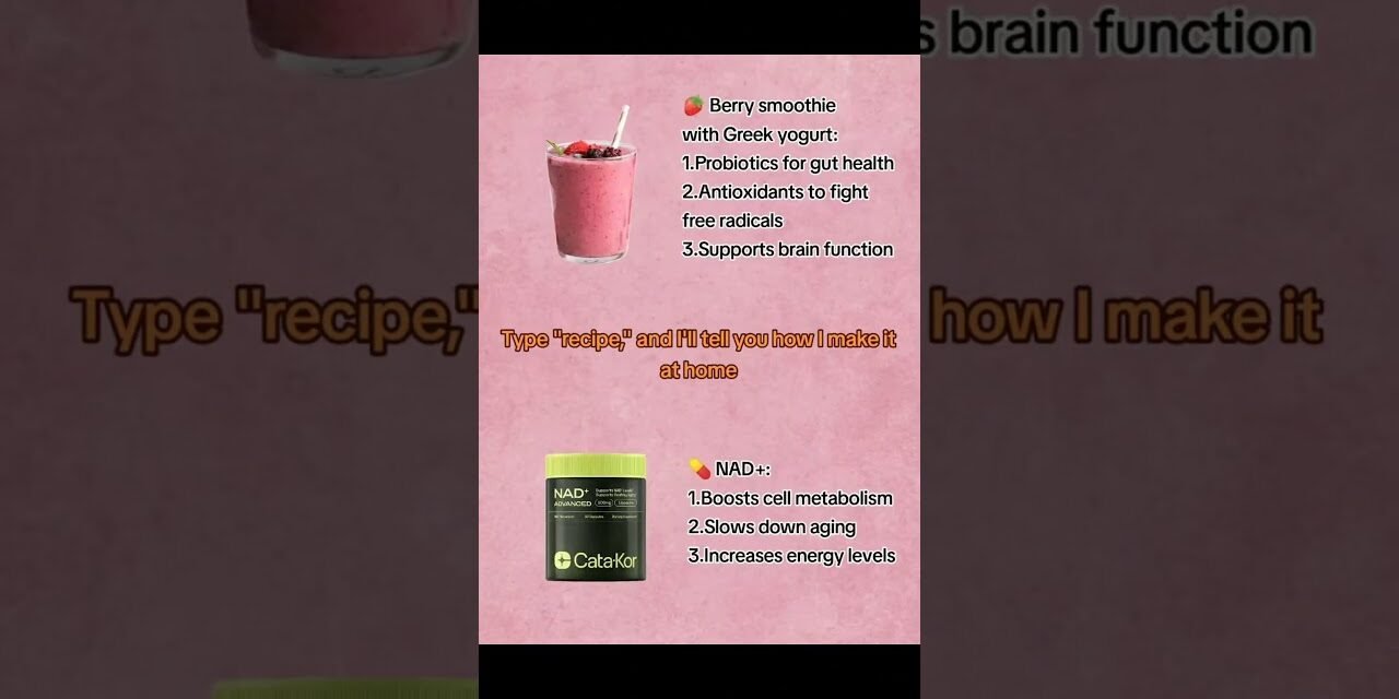 These Everyday Foods Work Even Better with the Right Supplements  #biohacking #supplements #NAD