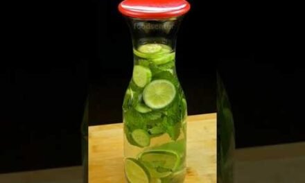 Detox Water For Summers | Best Detox Water For Weight Loss & Clear Skin | ASMR Cooking #shorts #asmr