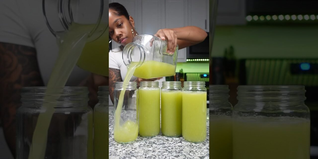PINEAPPLE & GINGER DETOX JUICE. Series ep.1 #juicingforweightloss #juicingrecipes
