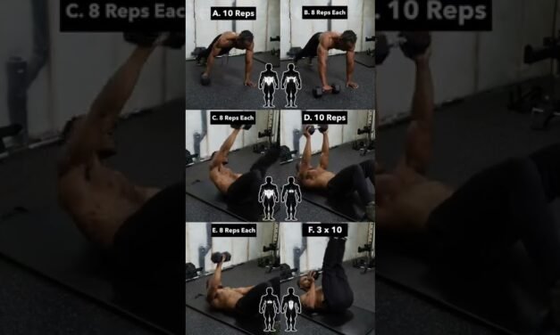 Train your CORE/ABS with a Single Dumbbell!
