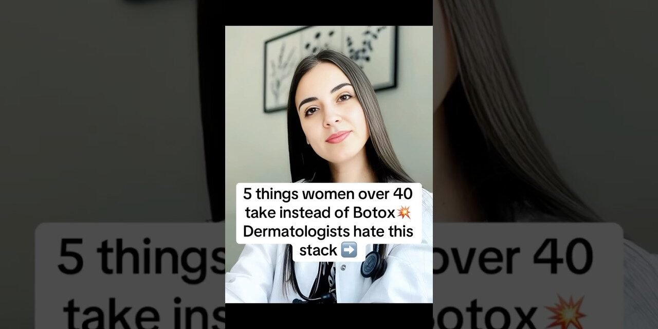 5 supplements women over 40 swear by #antiaging #betterthanBotox #beauty #biohacking #skincare