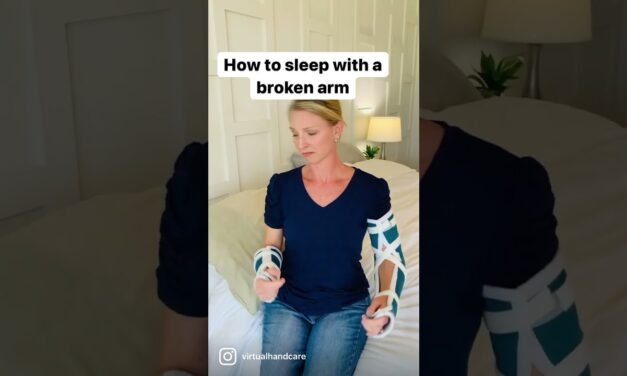 How to Sleep With A Broken Arm and Catch some Zzzzzz's