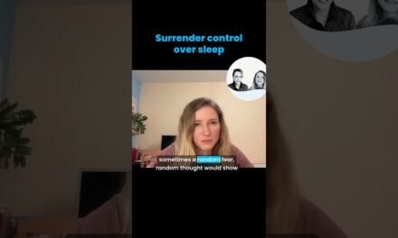 Surrendering the need to control the outcome in insomnia recovery | Fearless Sleep Clips