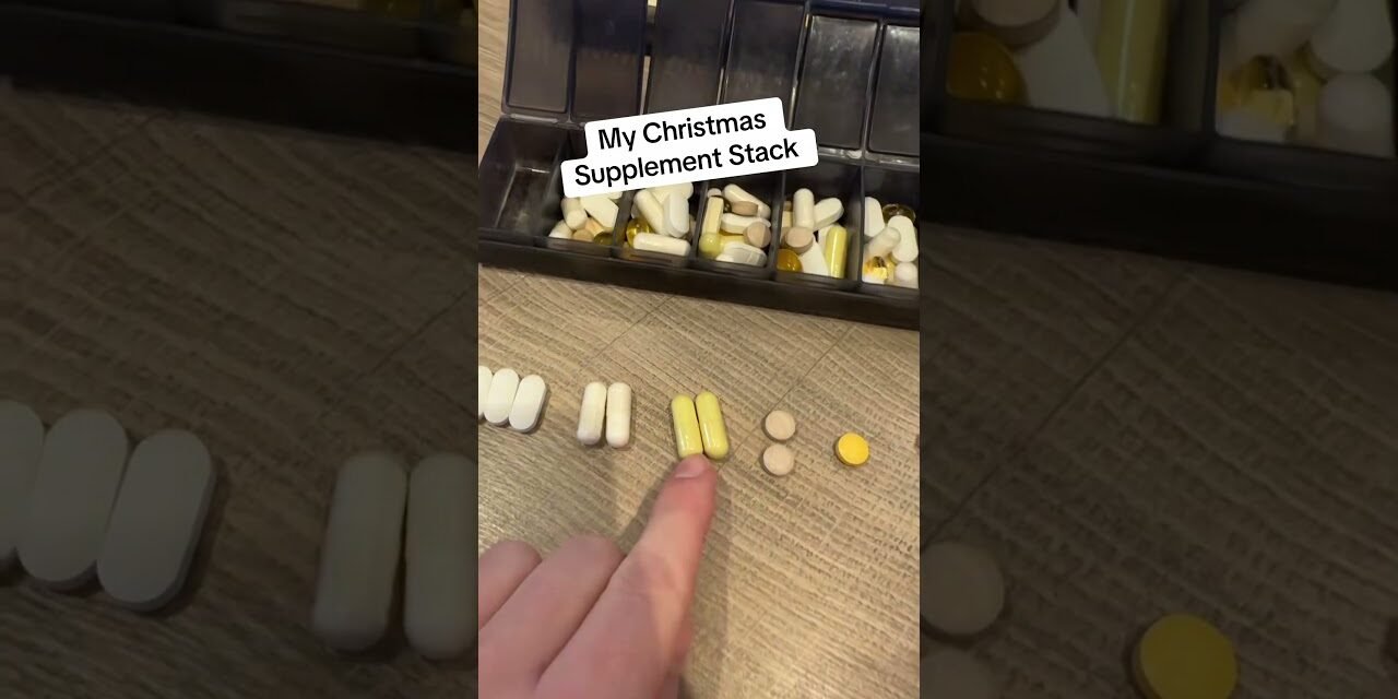 Christmas Supplement Stack #nmn #biohacking #health #supplements