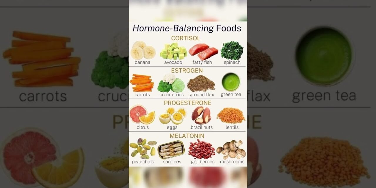 Hormone balancing foods for cortisol, estrogen, projesterone,melatonin #healthyfoodmetabolicbalance