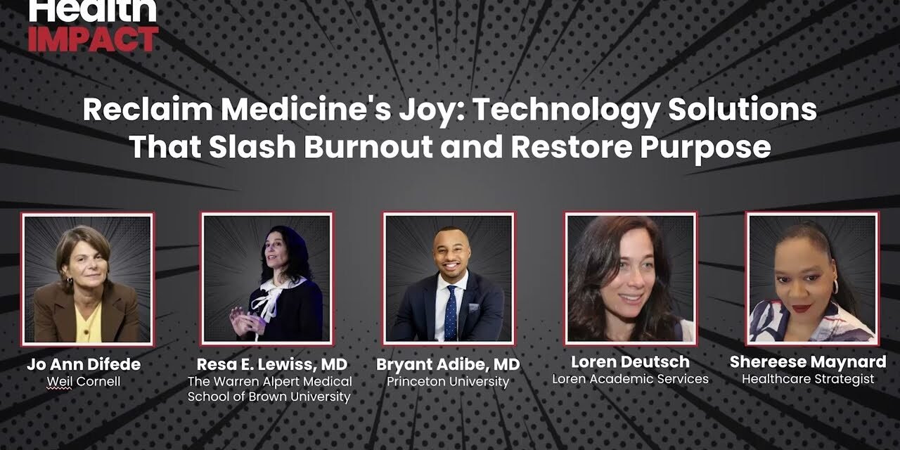 Reclaim Medicine's Joy: Technology Solutions That Slash Burnout and Restore Purpose