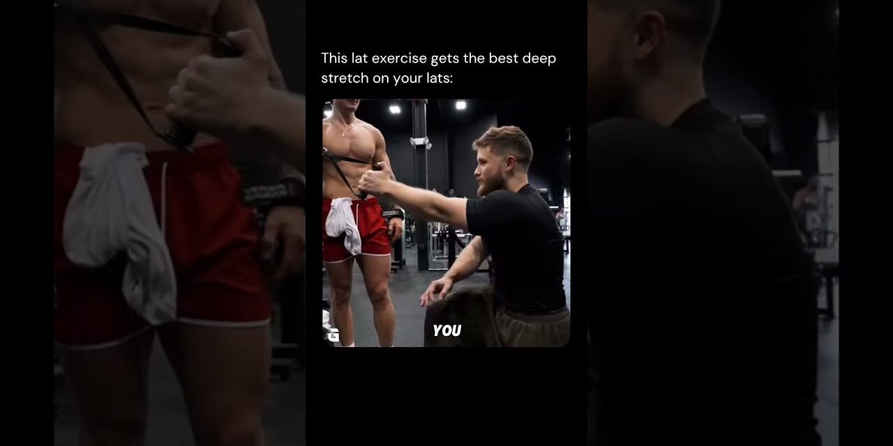 These cross body lat pull arounds are the best movement for getting a deep stretch on the lats!