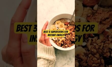 Best 3 Superfoods for Instant Energy | Natural Energy Boost #shorts