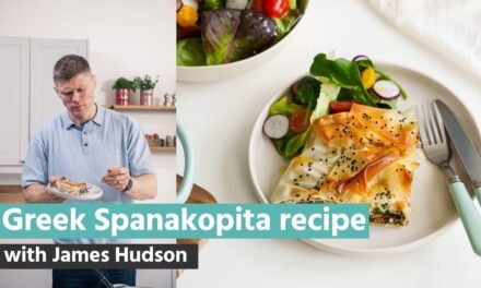 Greek Spanakopita recipe with James Hudson | Vitality UK