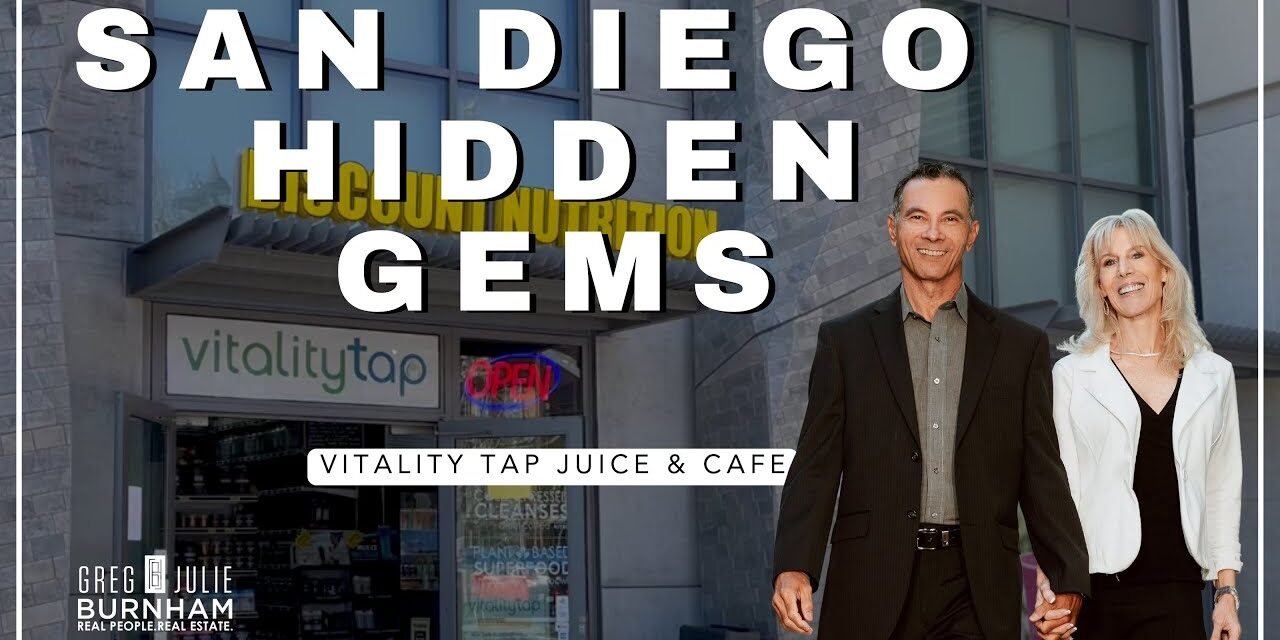 Hidden Gems Downtown San Diego – Vitality Tap Juice & SD Discount Nutrition in the Marina District.