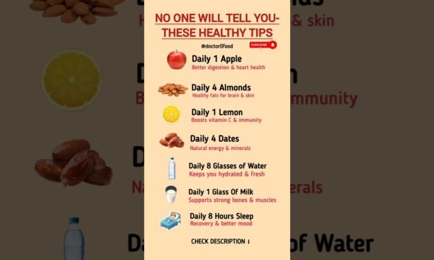 No One Will Tell You These Healthy Daily Habits | Simple Nutrition & Lifestyle Tip #healthylifestyle