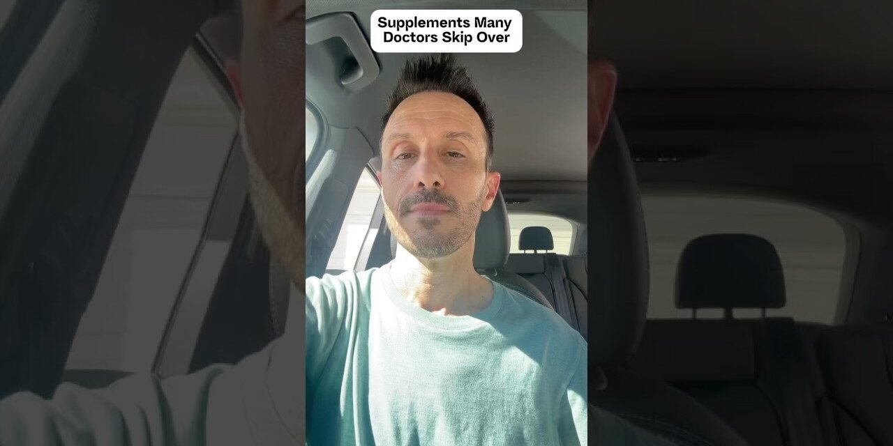 Supplements Many Doctors Skip Over #shorts #wellnesstips