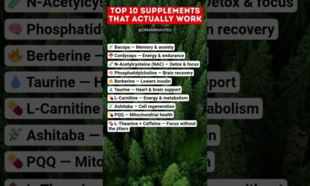 Top 10 Supplements That Actually Work #nootropics #supplements
