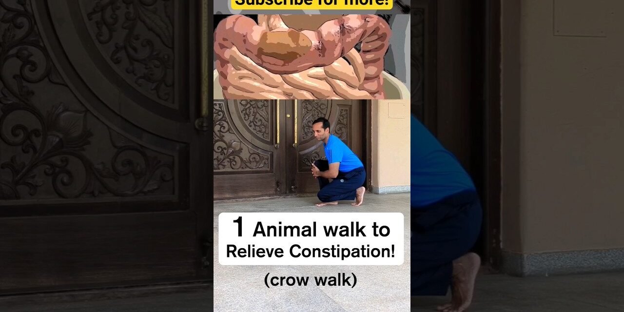 Walk Like This for Constipation Relief | Constipation Relief Naturally | Better Bowel Movement