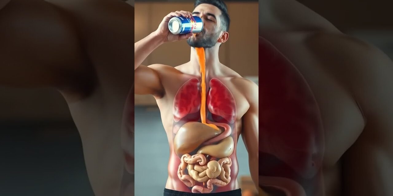 What Happens When You Drink Red Bull? | 3D Human Body Energy Boost Animation