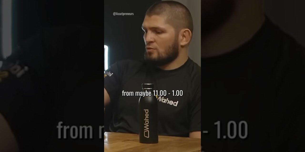 "My secret for recovery" | Khabib Nurmagomedov