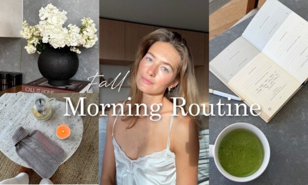 7AM Fall Morning Routine | Healthy Habits, Glowing Up & Cozy Vibes