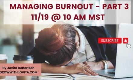 How to recover from burnout – Part 3 long term solutions