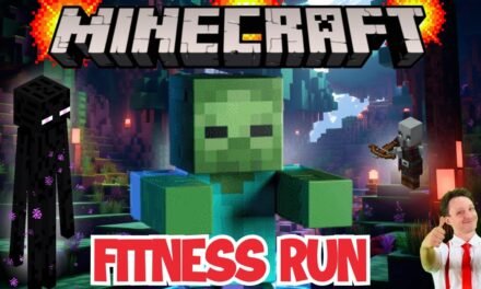 Minecraft Kids Fitness Run | Brain Break | Fun PE Exercise Game | Workout & Movement Activity