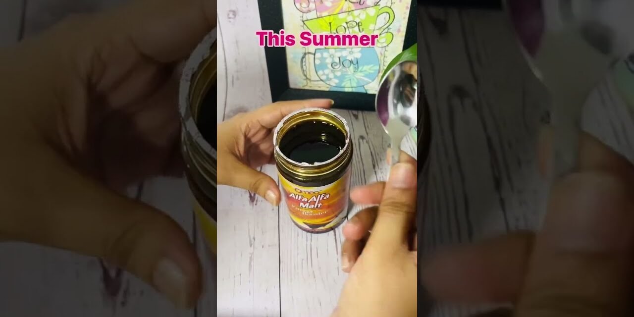 Refresh your summer with Alfalfa Malt Energy Booster