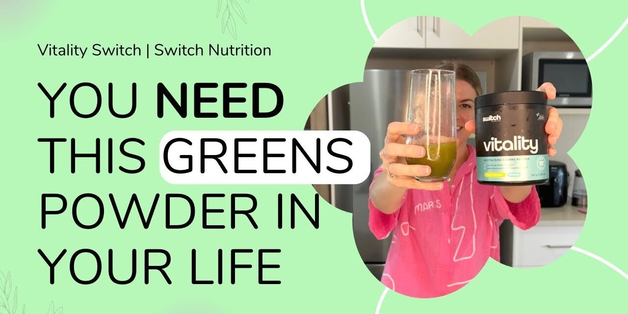 Best Tasting Greens Powder | Switch Nutrition Greens Review | Vitality Switch