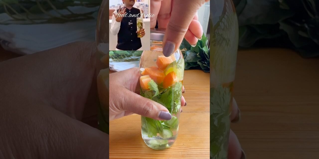 Celebrity recipes: episode 71- Manish Acharya ji #alkalinewater #detox #detoxwater