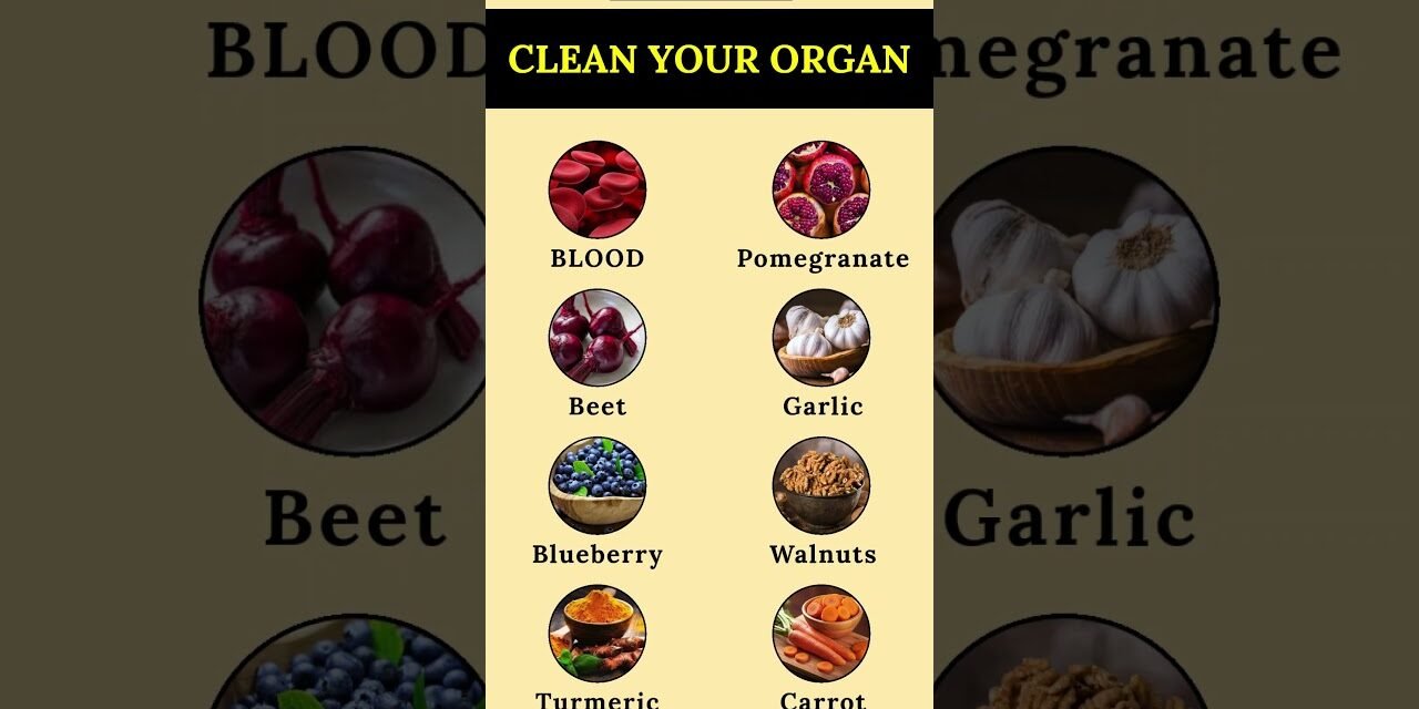 Organ Cleansing Diet | Best Natural Foods for Full Body Detox | #healthylifestyle #healthydiet