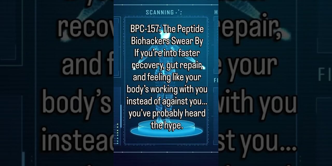 The Peptide Biohackers Swear By  #peptides #biohacks #supplements