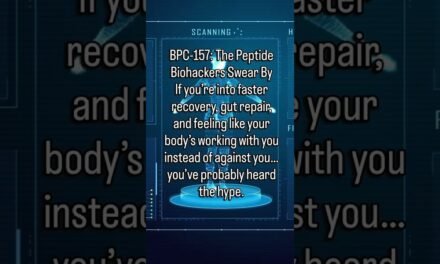 The Peptide Biohackers Swear By  #peptides #biohacks #supplements