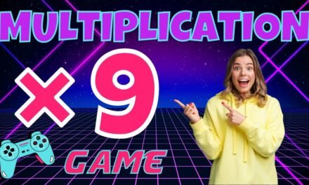 9X MULTIPLICATION GAME! BRAIN BREAK EXERCISE, MOVEMENT ACTIVITY. MATH GAME. TIMES TABLES for kids