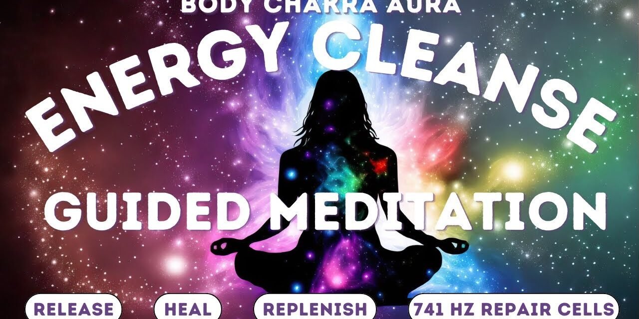 Daily Energy Cleansing Guided Meditation | Full Body, Chakra & Aura Cleanse | 741 Hz Cell Repair