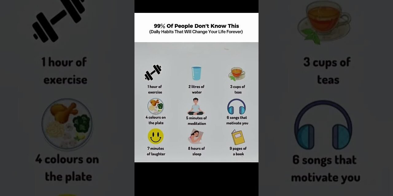 Find Out Daily Habits That Will Change Your Life Forever | Healthy Routine for Glow #DailyHabits