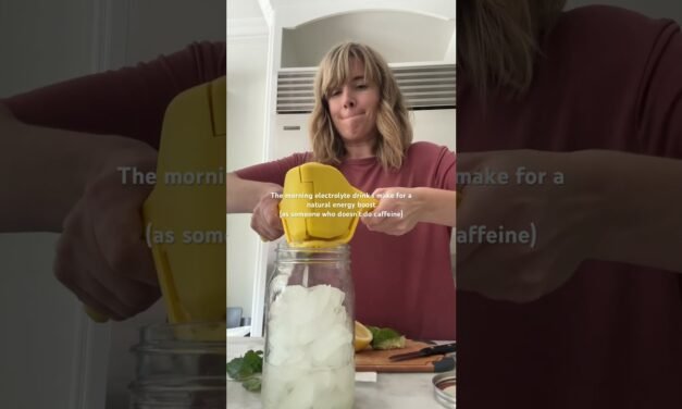 Natural Energy Booster – Lemon Mint Electrolyte Refresher