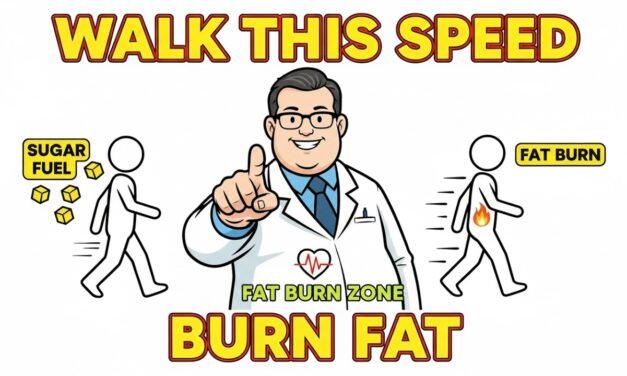 The Walking Speed That Activates Fat Burning Hormones (Metabolism Explained)