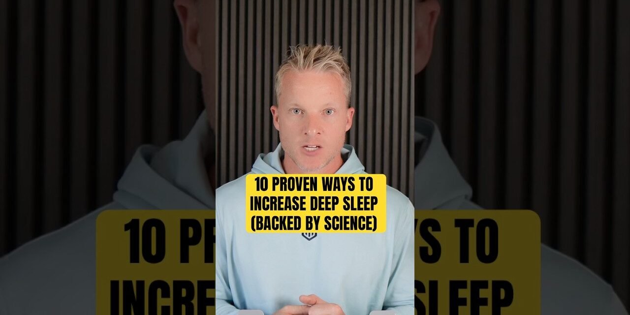 10 Proven Ways To Increase Deep Sleep (Backed By Science)