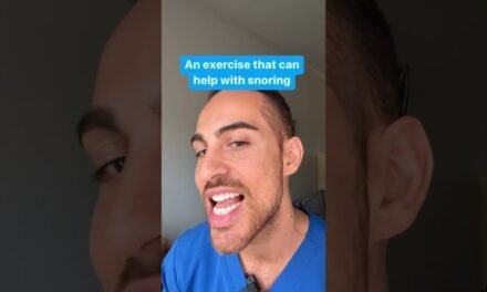 An Exercise That Can Help With Snoring! *Not Medical Advice! #snore #snoring #sleep