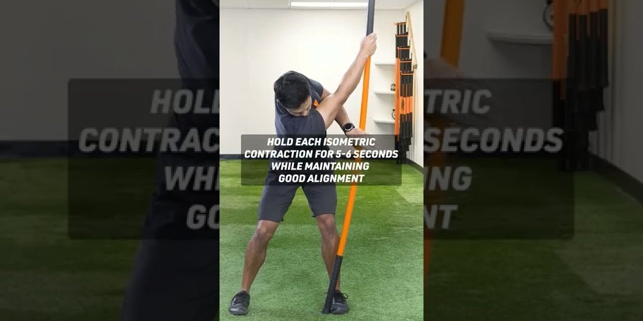 Golf fitness: improve your shoulder turn. #mobility #strengthtraining #golftips #golfswing #movement
