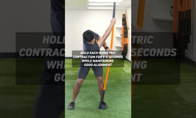Golf fitness: improve your shoulder turn. #mobility #strengthtraining #golftips #golfswing #movement