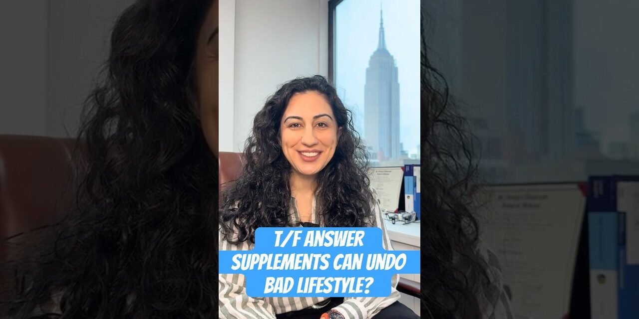 True or false answer: we’re talking supplements! Make sure to follow for more questions!