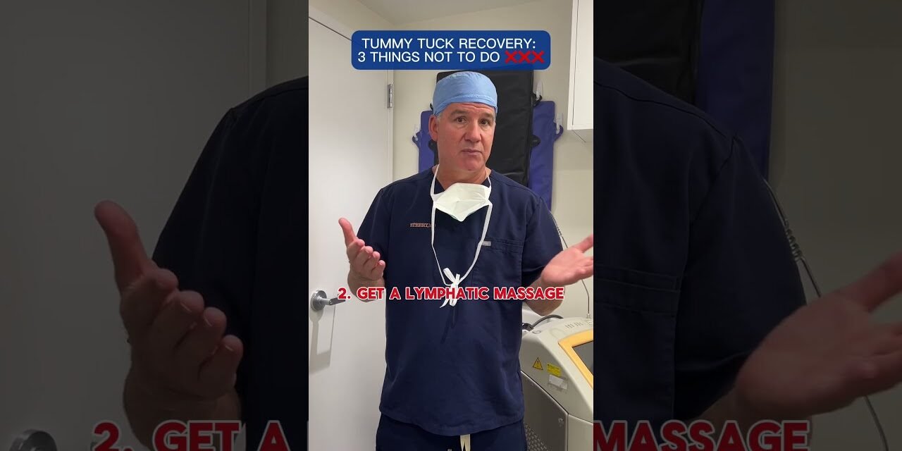 Tummy Tuck Recovery: 3 Mistakes to Avoid Doing