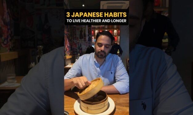 3 Japanese Habits to Live Healthier and Longer.#healthyliving #shorts